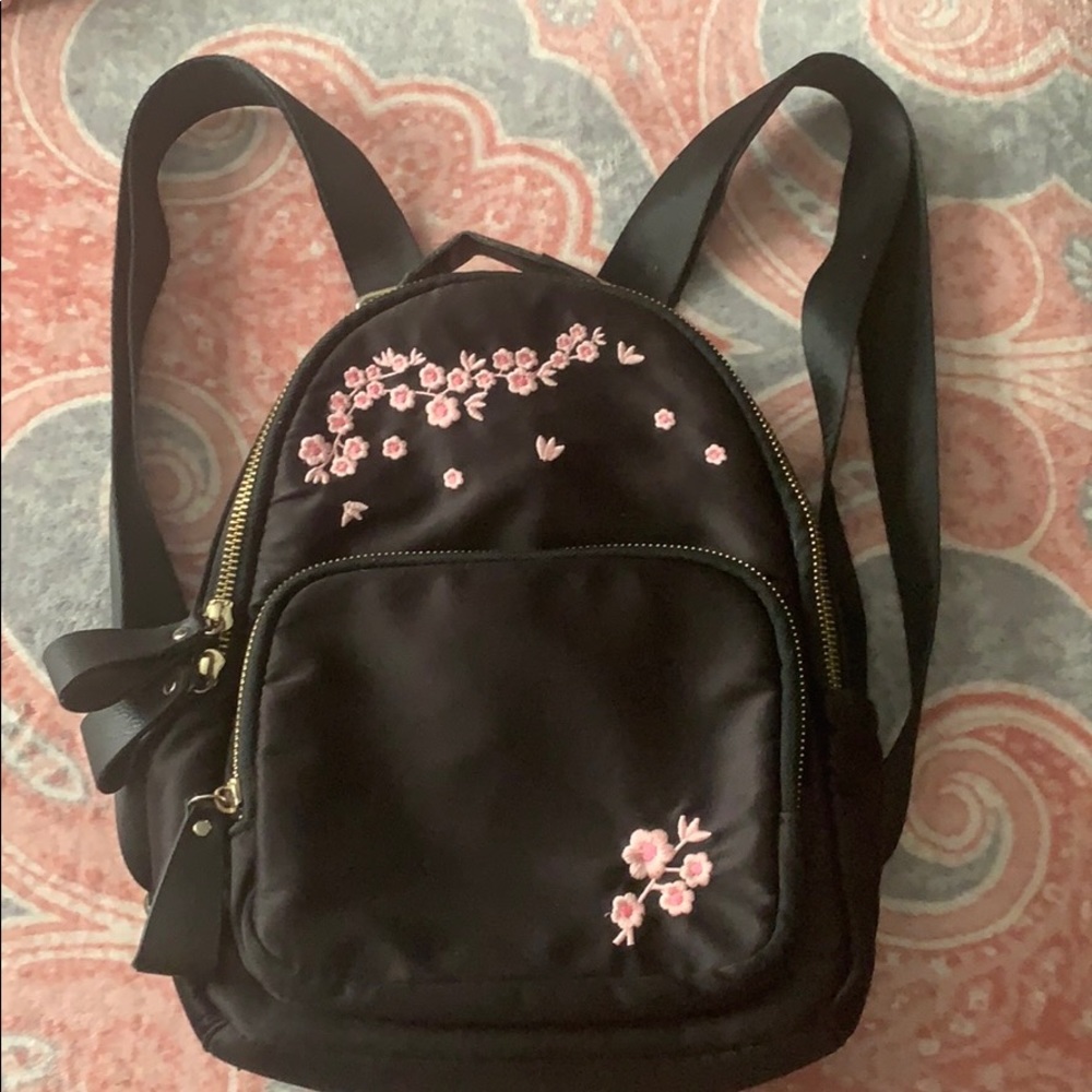 Black kiss me couture backpack
